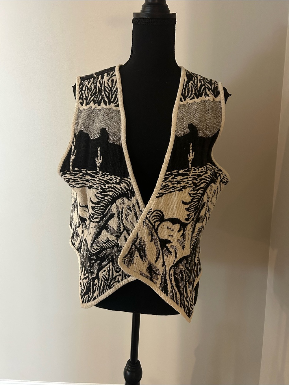 Vintage Western Knit Vest